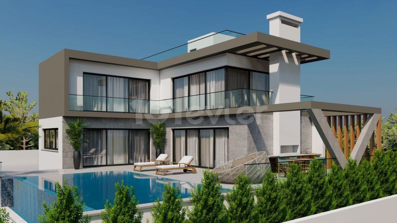 STUNNING 4+1 VILLAS IN GIRNE/ÇATALKÖY, DELIVERED AFTER 6 MONTHS