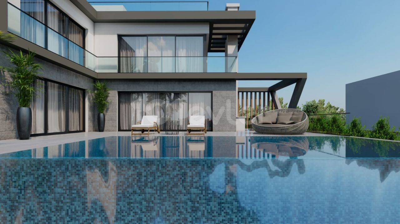 STUNNING 4+1 VILLAS IN GIRNE/ÇATALKÖY, DELIVERED AFTER 6 MONTHS