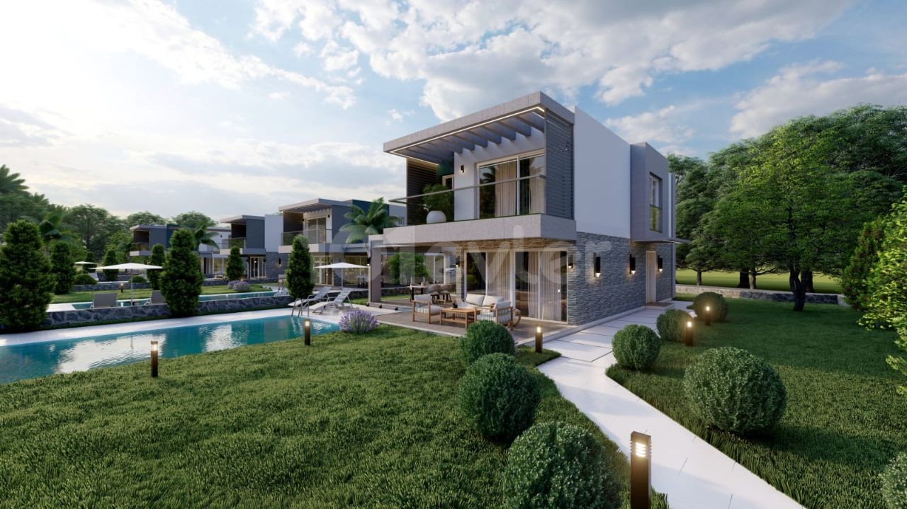 4+1 VILLAS WITH PRIVATE POOL FOR SALE IN KYRENIA/ALAGADİ UNDER PROJECT PHASE