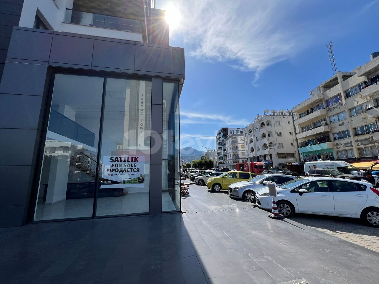 LARGE TERRACE SHOP FOR SALE IN KYRENIA CENTRAL YENI PORT ROAD