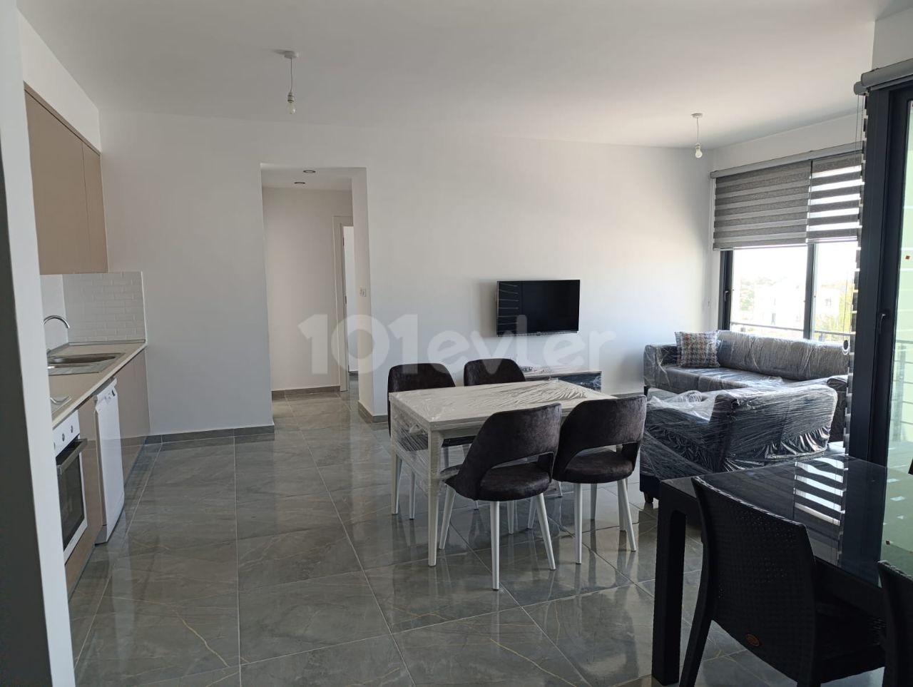 2+1 NEWLY FURNISHED FLATS FOR RENT ON GİRNE/ÇATALKÖY MAIN STREET