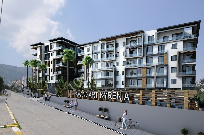 For sale in the center of Kyrenia 1+1 2+1 3+1 apartments and penthouses ** 