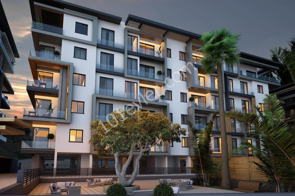 For sale in the center of Kyrenia 1+1 2+1 3+1 apartments and penthouses ** 