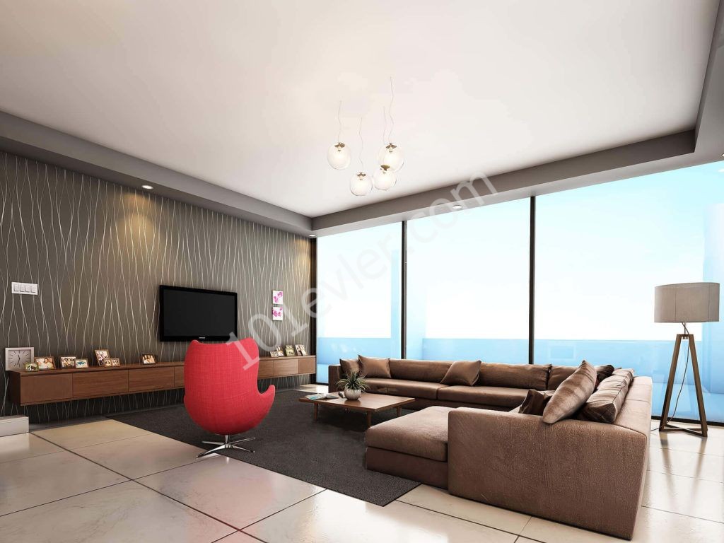 Girne merkezinde satilik 1+1 2+1 3+1 daireler ve penthouse`ler