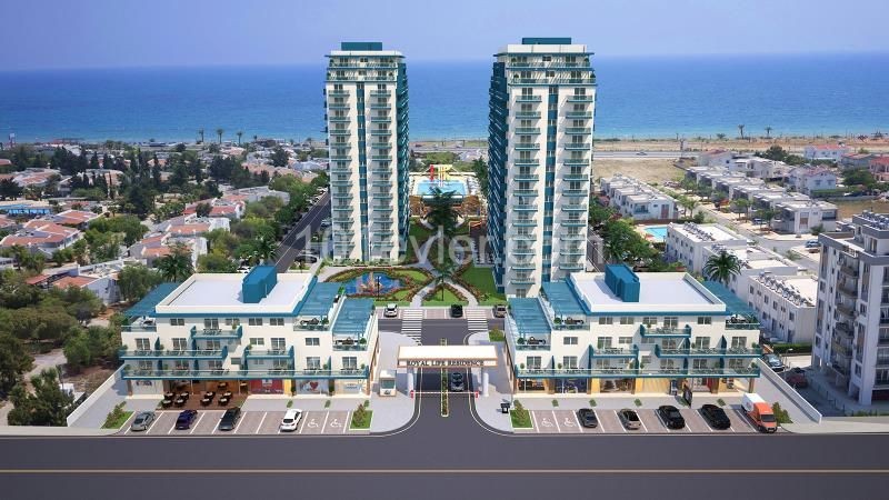 Long Beach - Iskele bolgesinde Studio ve 1+1 satilik apartmanlar