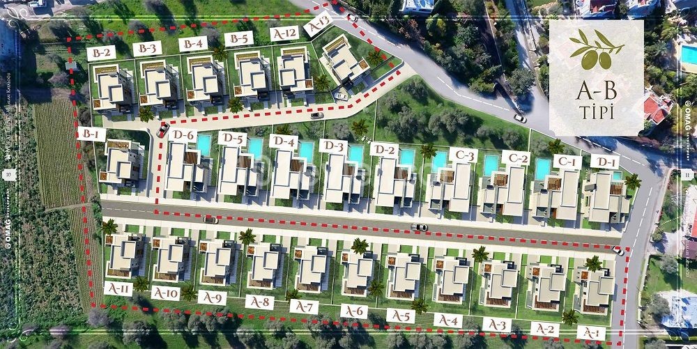Ready to move in Turkish Title Villas for sale in Ozankoy
