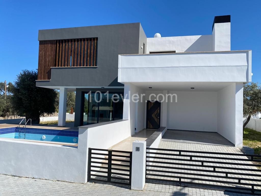 Ready to move in modern villa ın Ozankoy with private swimming pool