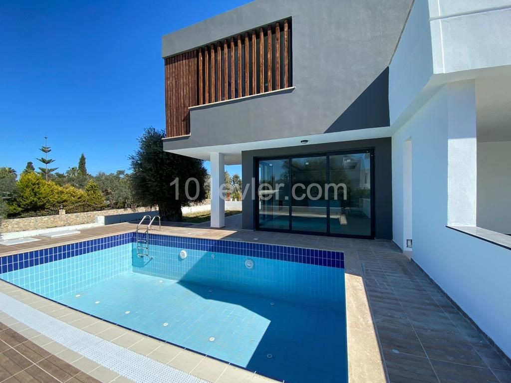 Ready to move in modern villa ın Ozankoy with private swimming pool