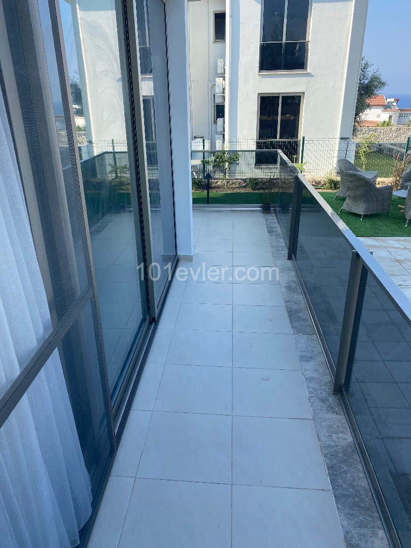 BY THE OWNER, 2+1 SPACIOUS GARDEN FLOOR FOR SALE IN ÇATALKÖY, WITH RENTAL OF 700 GBP ** 