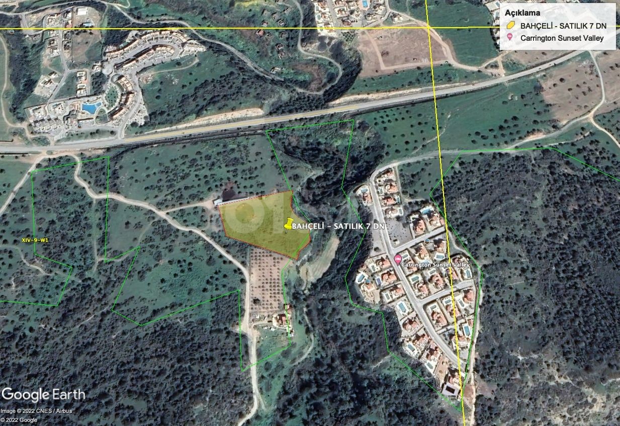 LAND FOR SALE SUITABLE FOR SITE CONSTRUCTION - GİRNE - GARDEN