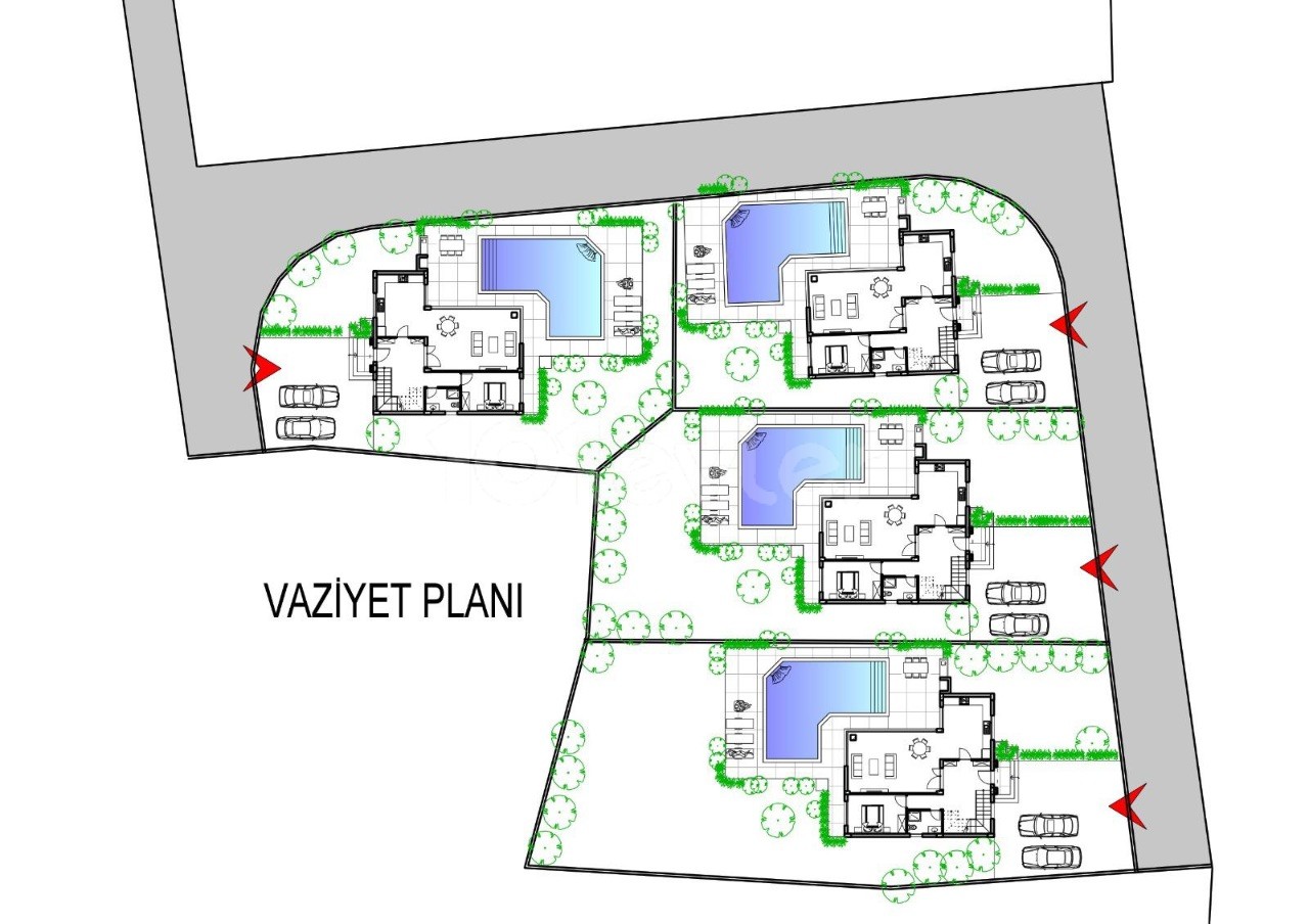 Neues Projekt Mit 4 Schlafzimmern In Kyrenia / Ozanköy ** 