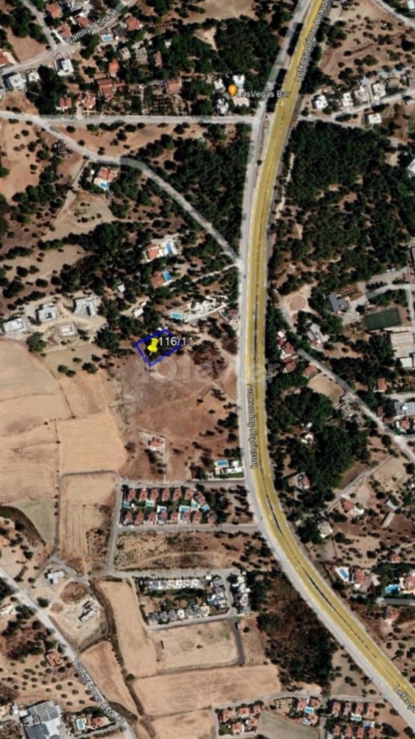 Girne / Agirdag'd Turkish Financial Land For Sale Near the Main Road Dec ** 