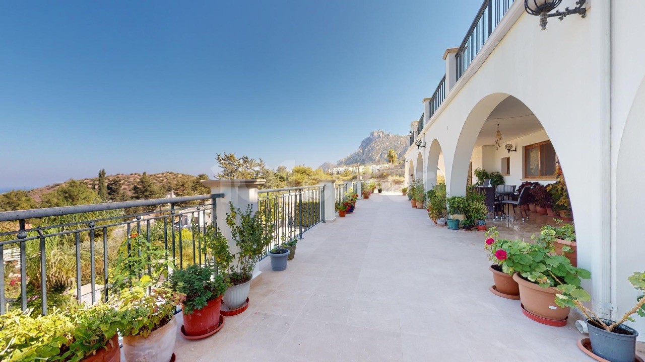 Mansion for Sale in Kyrenia/Karmi with Uninterrupted Views and Private Pool