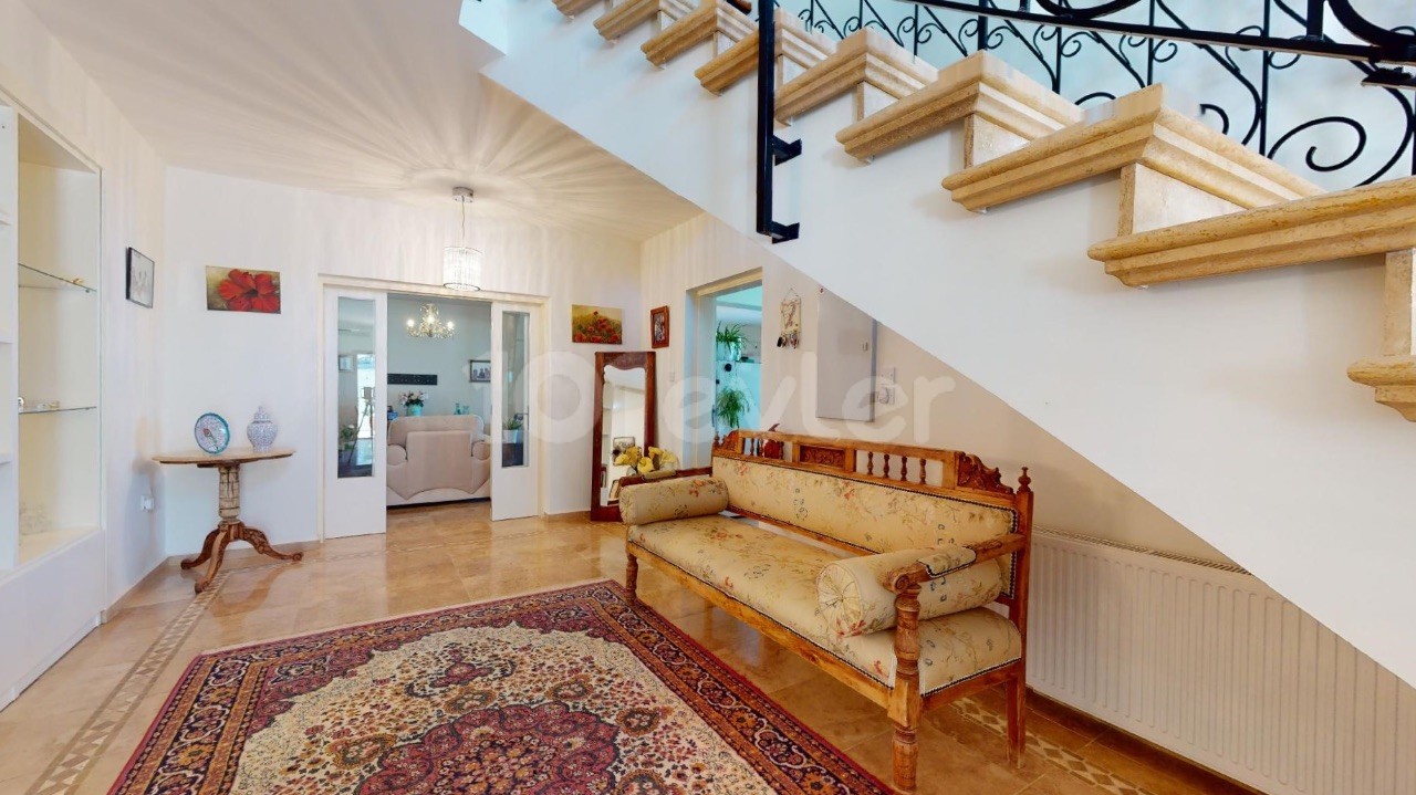 Mansion for Sale in Kyrenia/Karmi with Uninterrupted Views and Private Pool