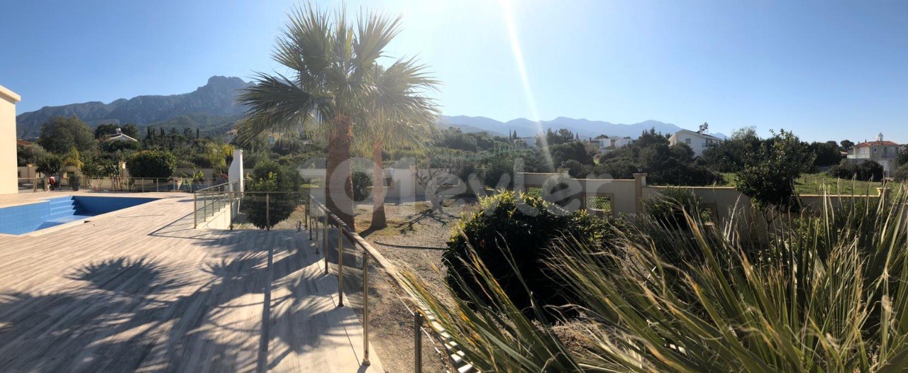 4+1 Villa with Pool for Sale in 2 Decares of Land in Edremit, Kyrenia