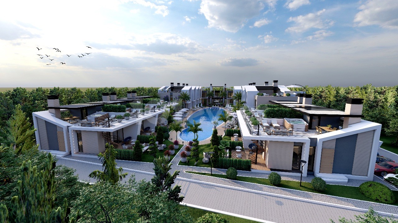 1+1 and 2+1 Apartments for Sale Close to the Sea in Kyrenia/Lapta