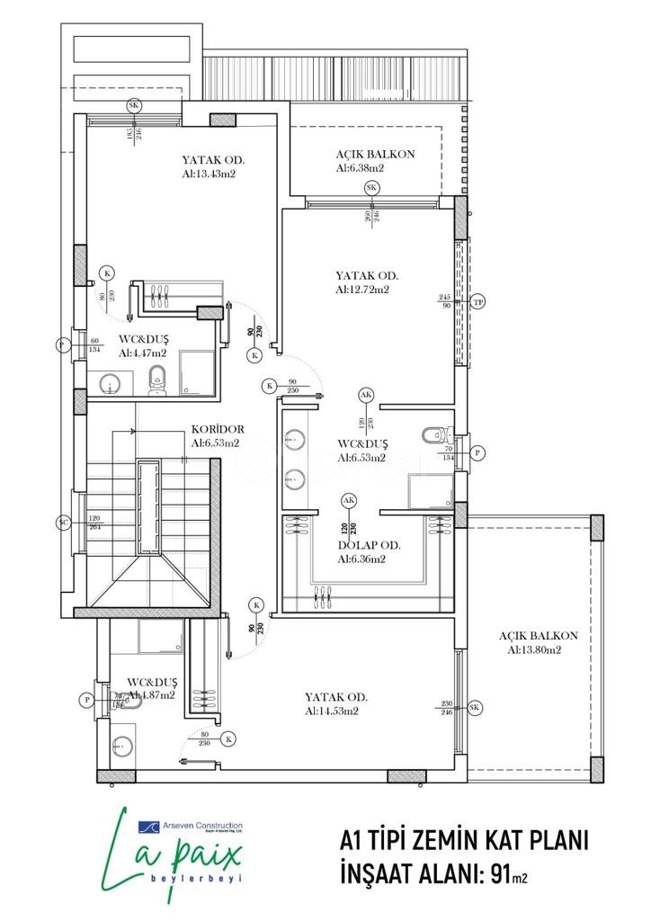 GİRNE BEYLERBEYİNDE SATILIK 4+1 VİLLA