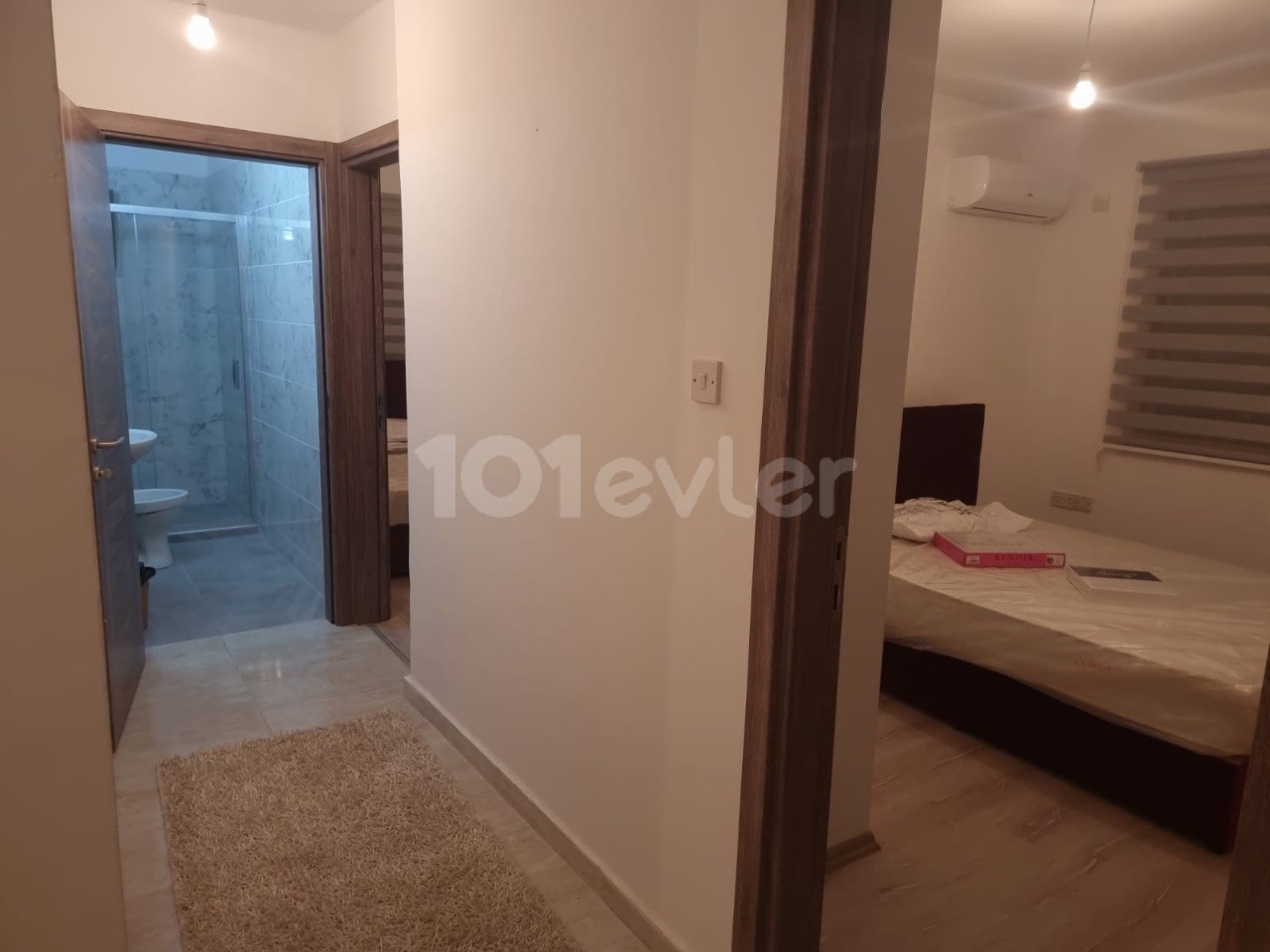 Girne Merkez okullar bölgesinde, sıfırEşyalı, yeni Kiralık 2+1 Daire