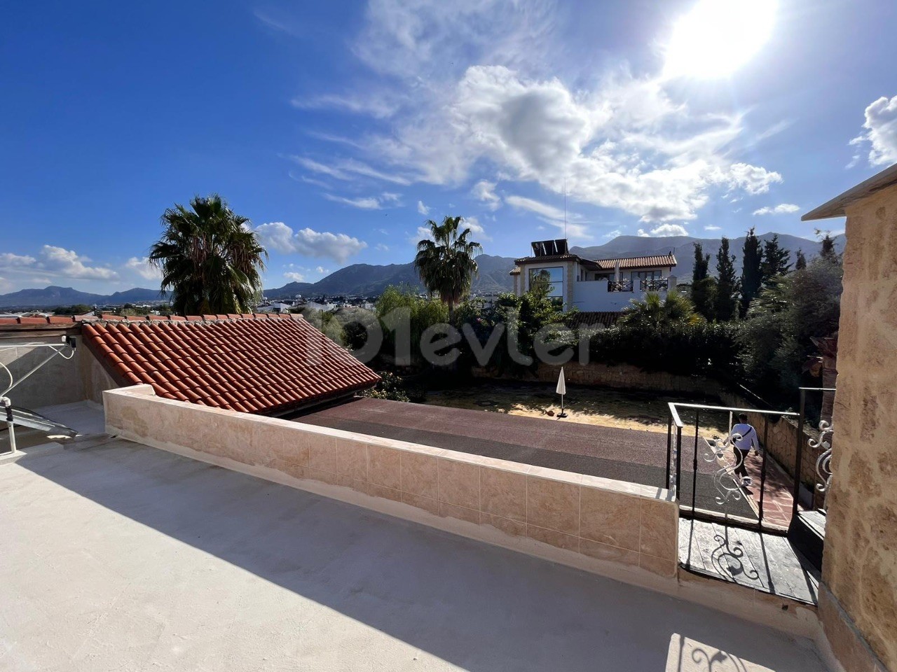 Bungalow mit Garten, Kamin, privatem Pool zu vermieten in Çatalköy, Kyrenia