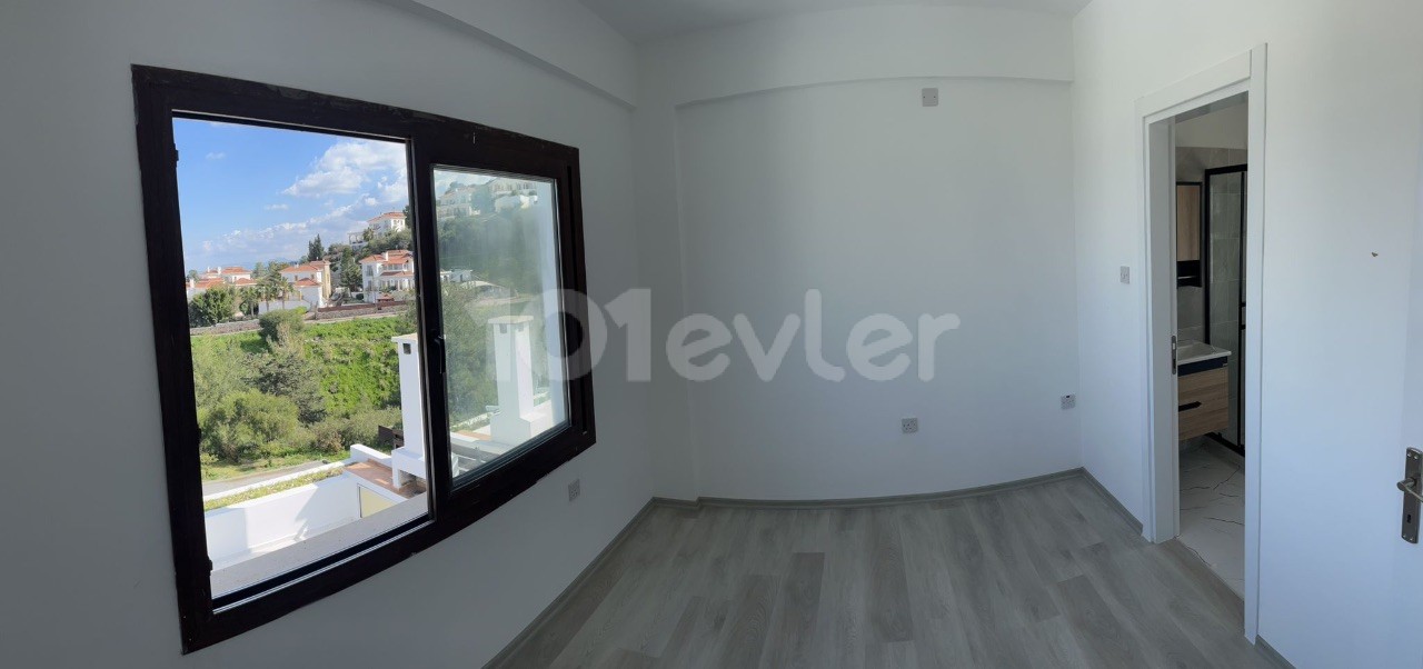 3+1 Duplex Flat for Sale in a Site with Pool in Alsancak, Kyrenia