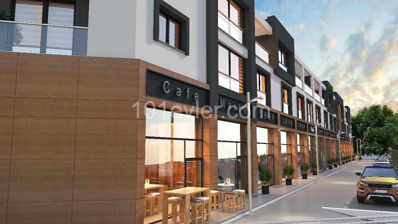 GİRNE - ALSANCAK 'TA  YEPYENİ TİCARİ YATIRIM FIRSATI  ,75 M2  SENDELİ DÜKKAN 