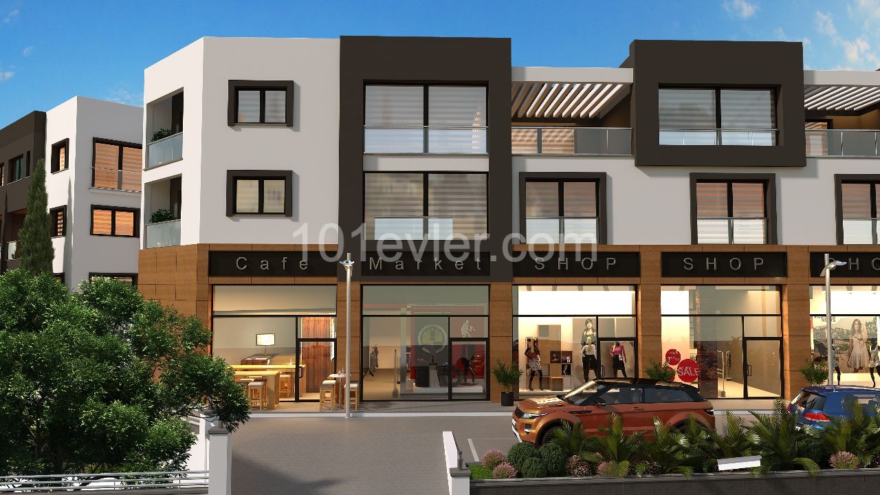 GİRNE - ALSANCAK 'TA  YEPYENİ TİCARİ YATIRIM FIRSATI  ,75 M2  SENDELİ DÜKKAN 