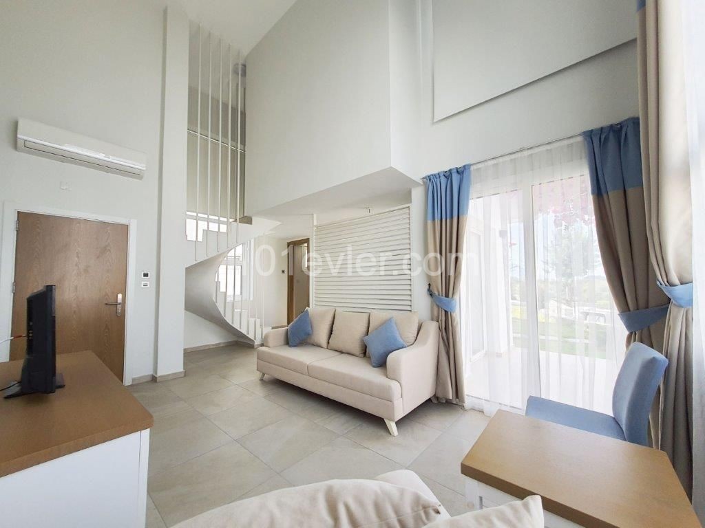 1+1Full Furnished Luxury Apartment on Blu Mare Site in Kyrenia Escape Beach! ** 