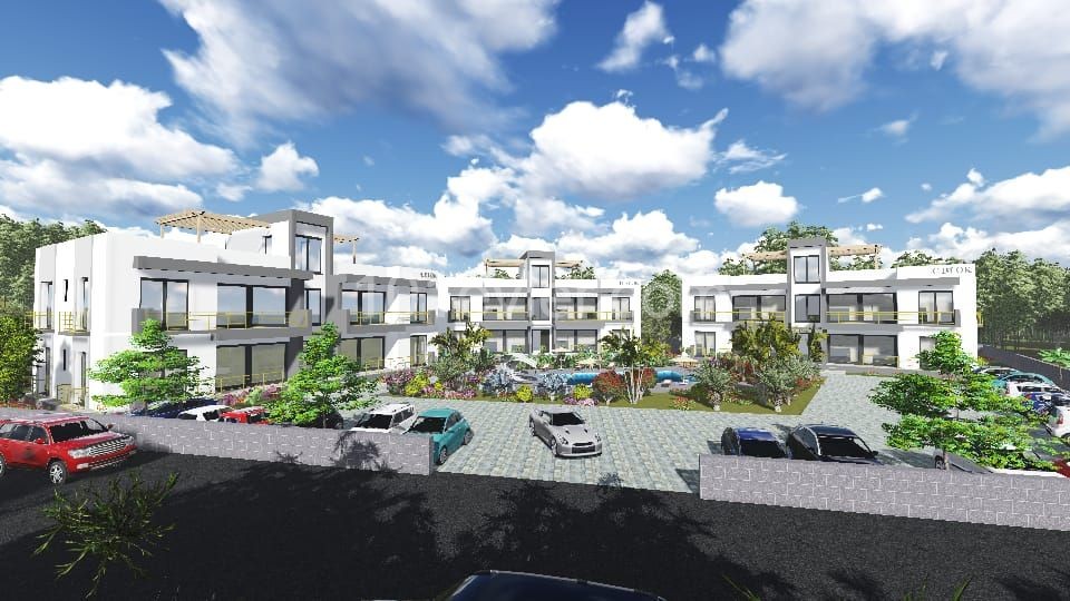 BRAND NEW PROJECT IN KYRENIA LAPTA DELIVERED IN JUNE 2022 2+1 SPACIOUS FLATS ** 