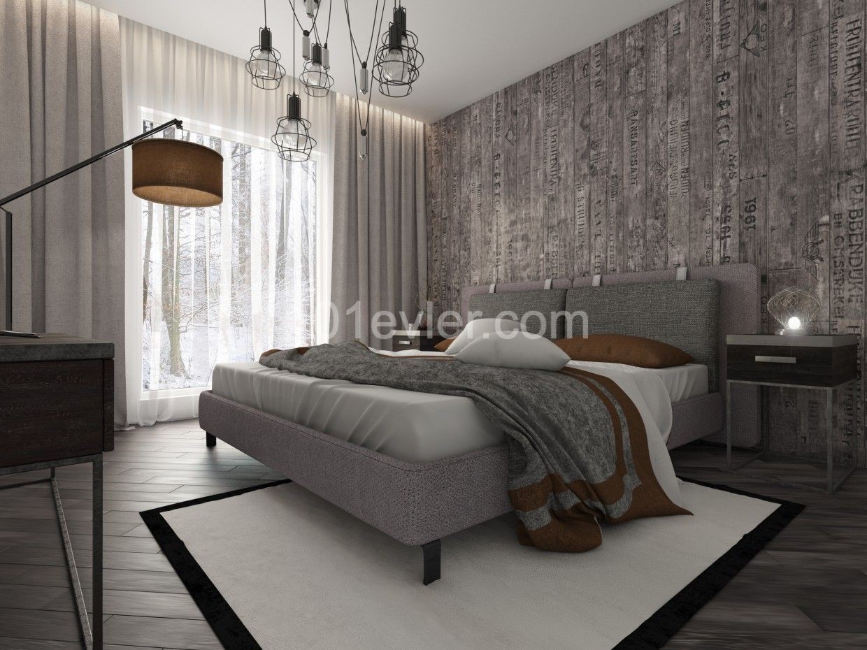 BRAND NEW PROJECT IN KYRENIA LAPTA DELIVERED IN JUNE 2022 2+1 SPACIOUS FLATS ** 