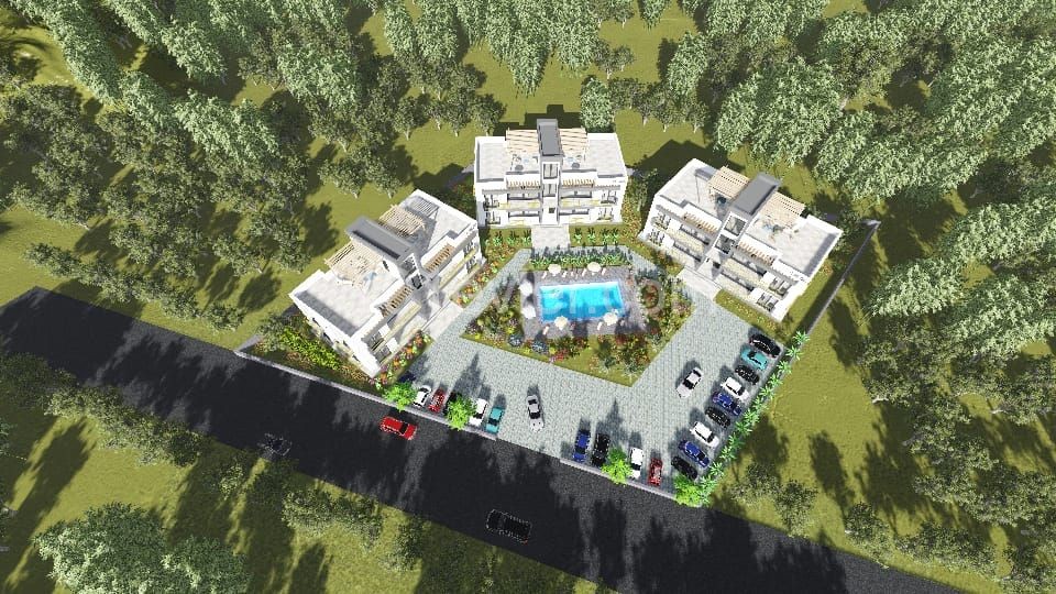 BRAND NEW PROJECT IN KYRENIA LAPTA DELIVERED IN JUNE 2022 2+1 SPACIOUS FLATS ** 