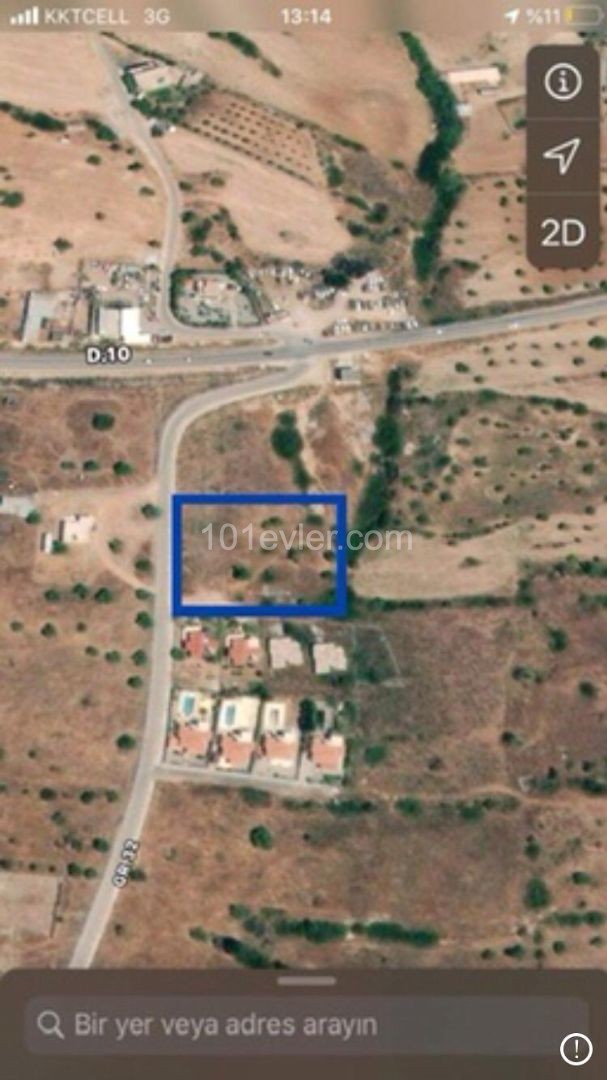 4,5 DECEMBER FIELD CLOSE TO THE ROAD IN GIRNE BAHÇELİ ** 