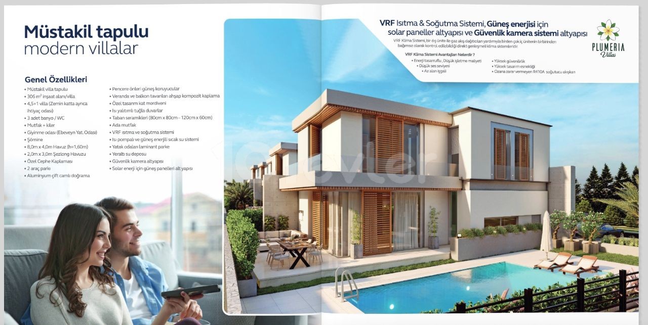 4 + 1 VILLA IN KYRENIA ALSANCAK ** 