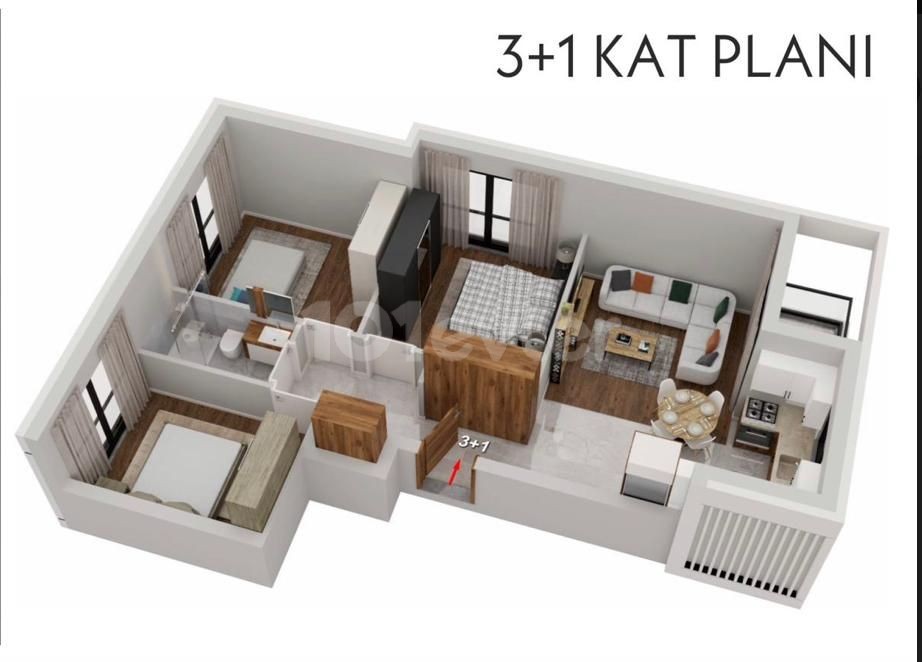 2+1 AND 3+1 APARTMENTS IN LAPTA
