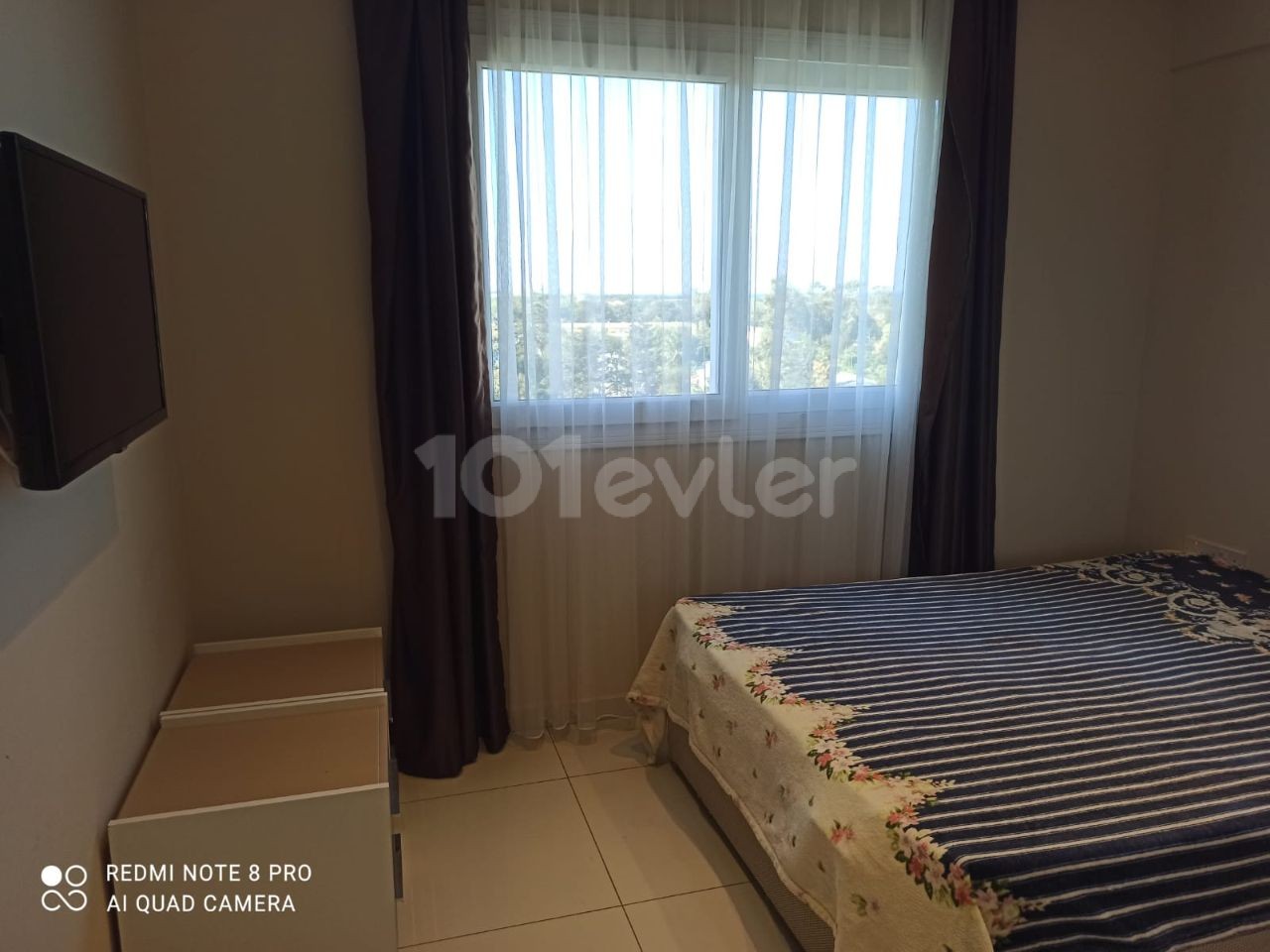 CLEAN 1+1 FLAT FOR RENT IN KYRENIA CENTER WITH SEA VIEW