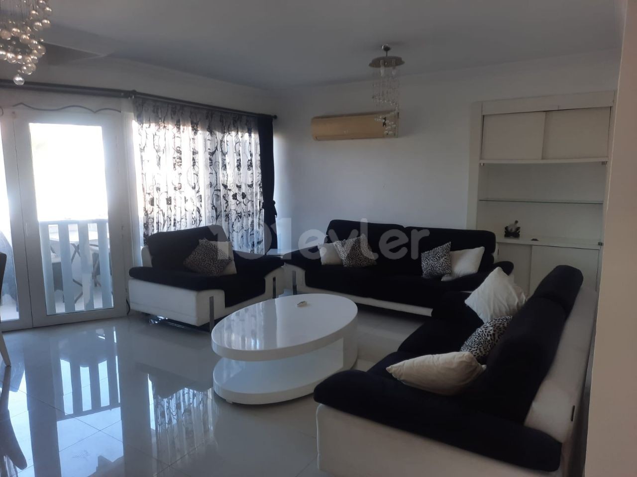 3+1 FLAT FOR RENT IN A SITE WITH POOL IN GIRNE CENTER