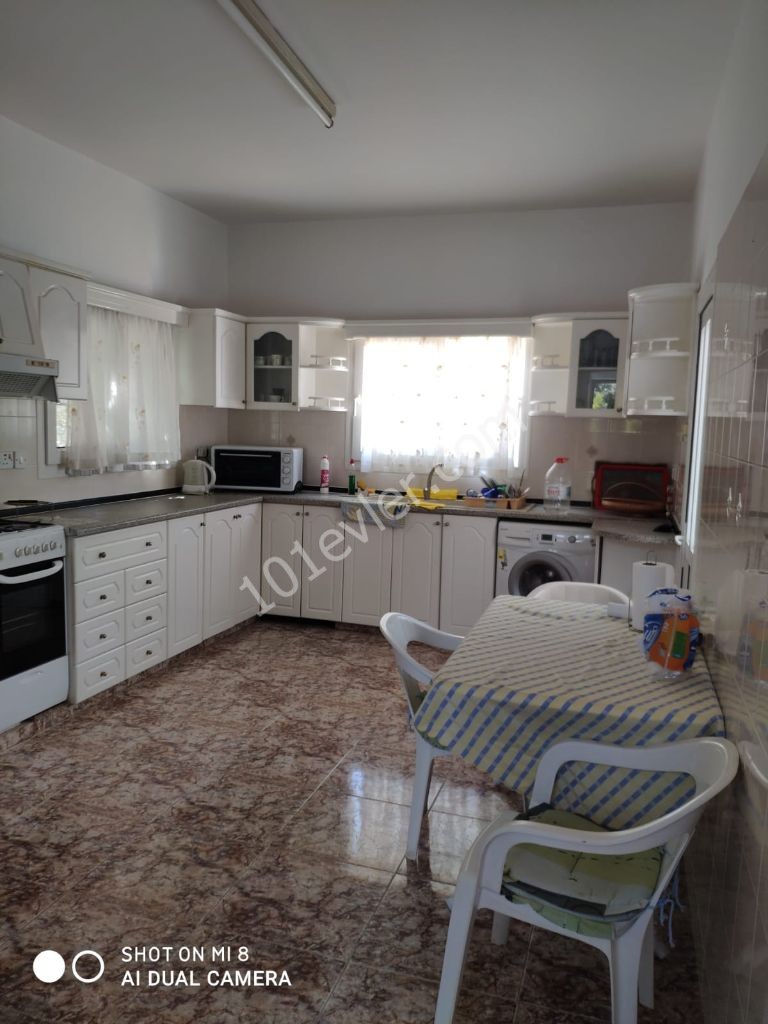 KARAOĞLANOĞLU GAU 3+1 FURNISHED VILLA FOR RENT