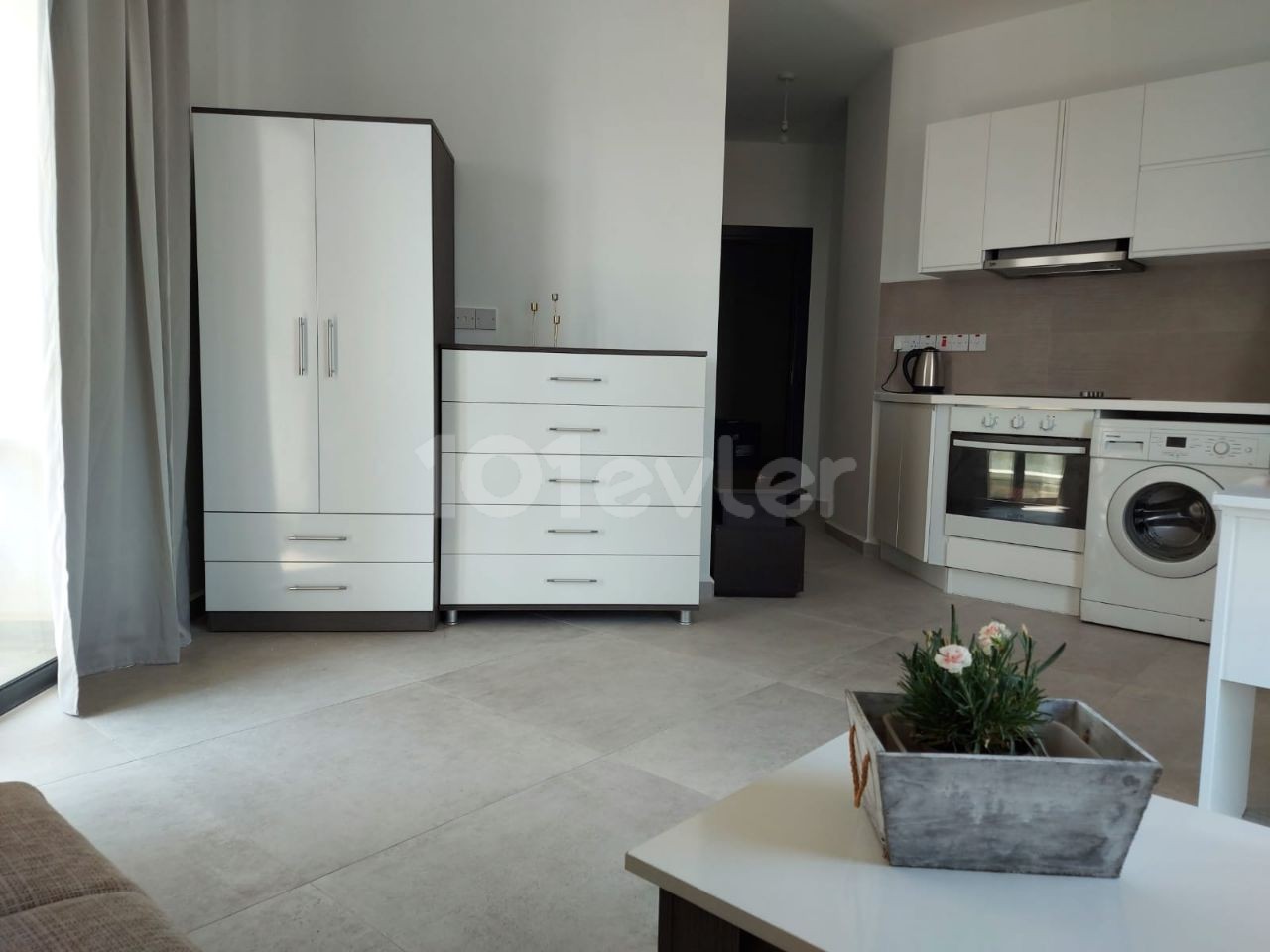 GUZELYURT - Gaziveren apartment for rent 0 + 1. ** 