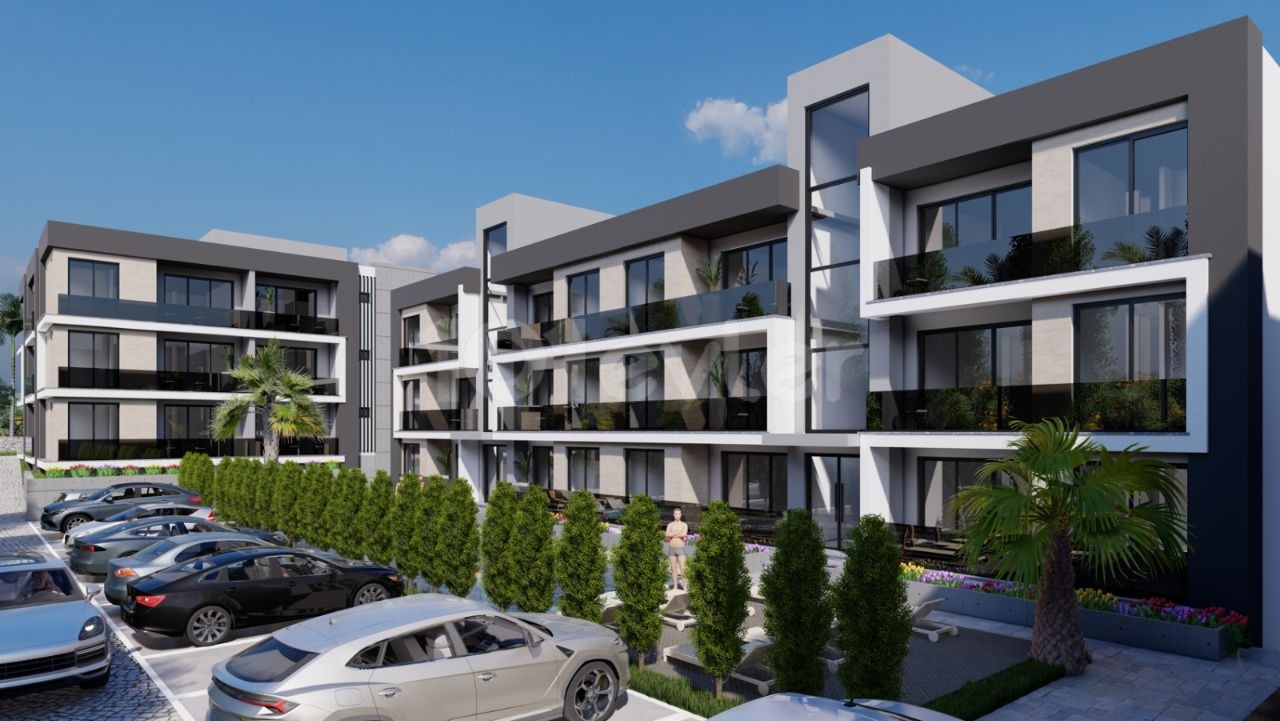 Kyrenia - Lapta, flat 2+1, 35% down payment of 49,000 GPB