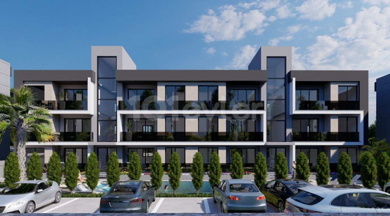 Kyrenia - Lapta, flat 2+1, 35% down payment of 49,000 GPB