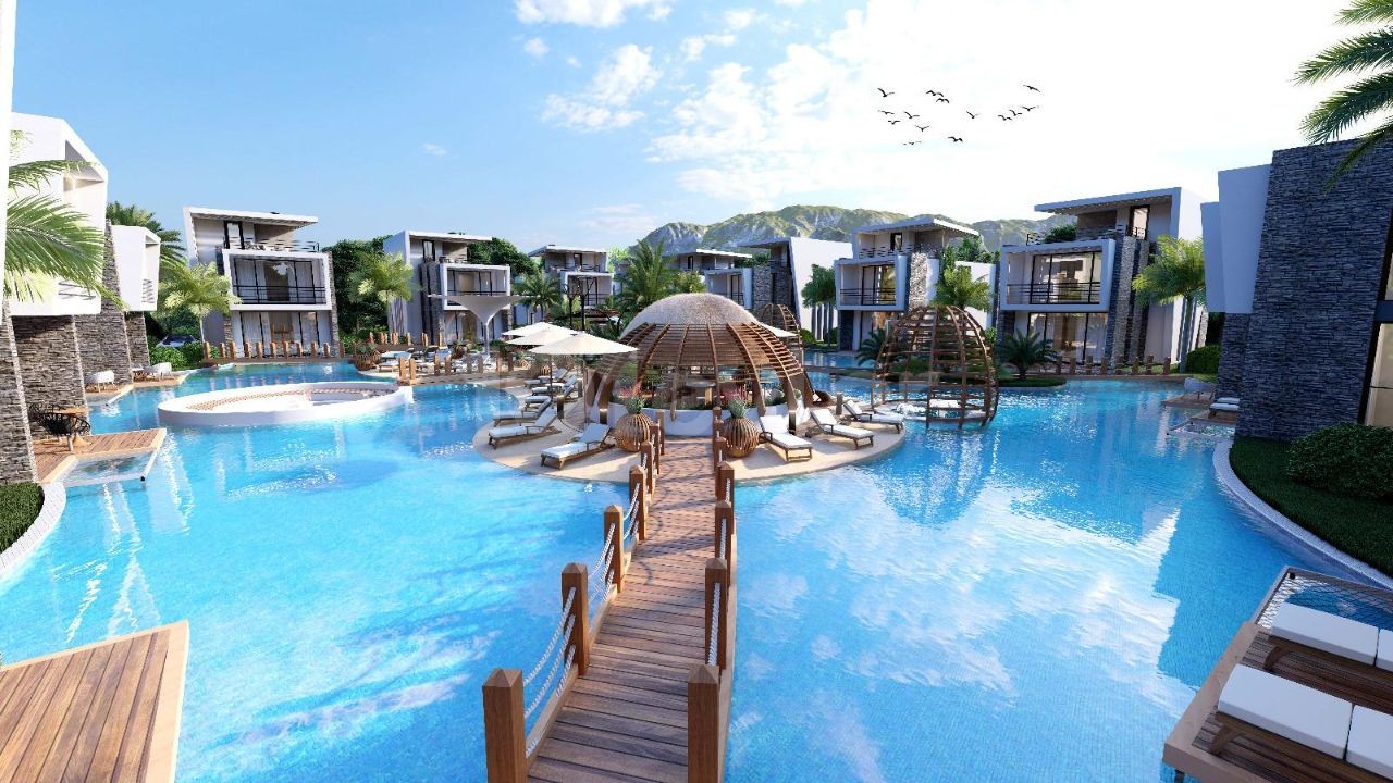 Girne - Lapta, Super Villa 3+1, 30% down payment, 24 monthly installments.