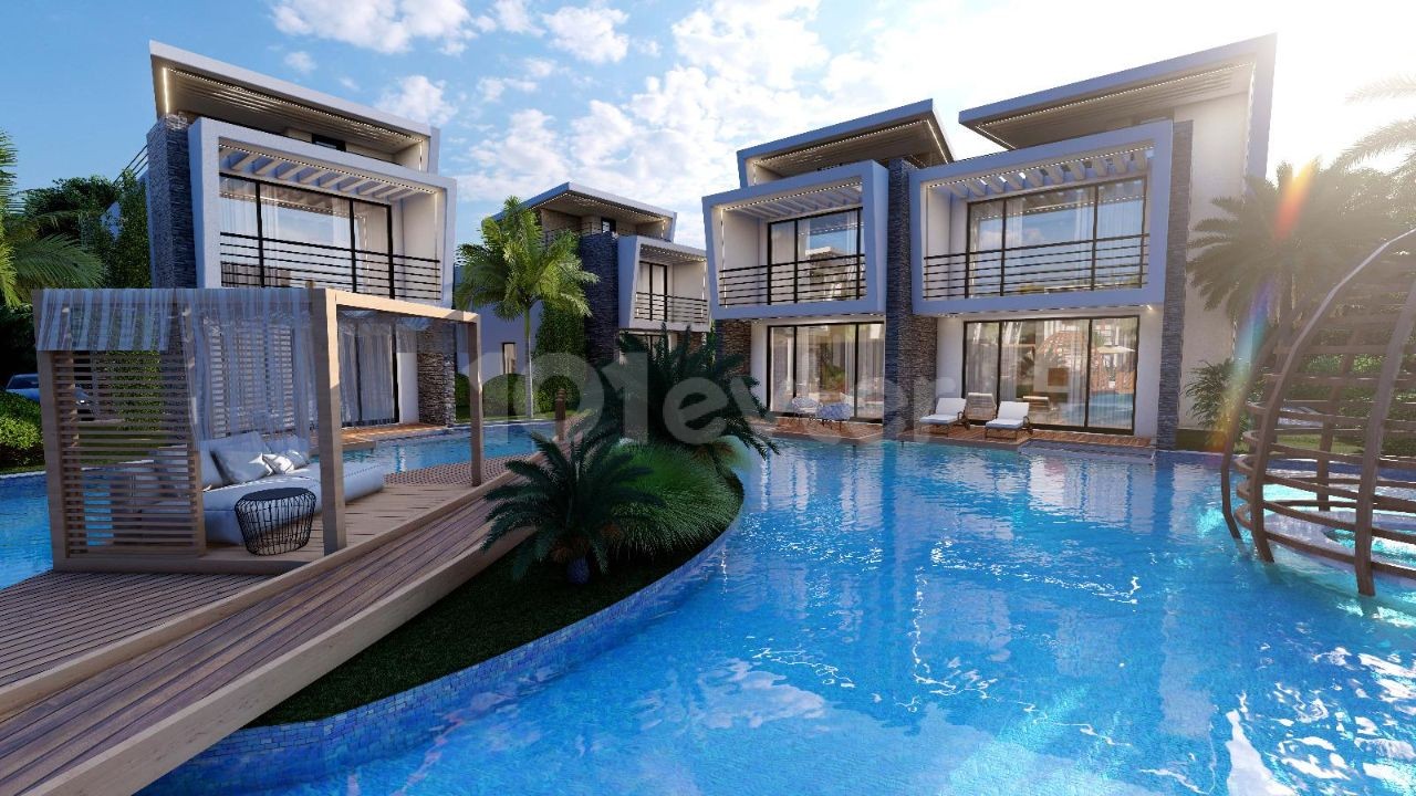 Girne - Lapta, Super Villa 3+1, 30% down payment, 24 monthly installments.