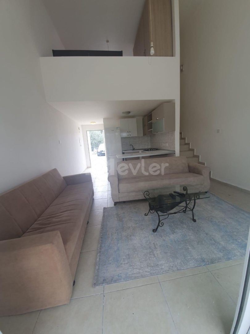 Kyrenia - Karaoglanoglu sells 1+1 duplex with private garden. 