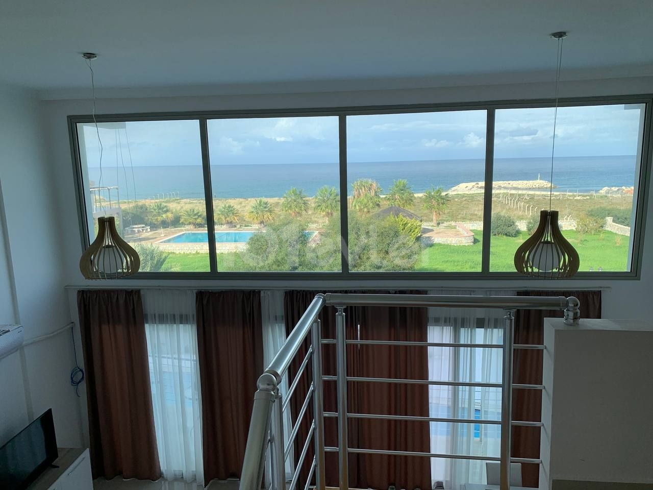 2+1 Luxurious Sea-View Duplex for Rent in Lapta. Will be ready to move in after May 8th