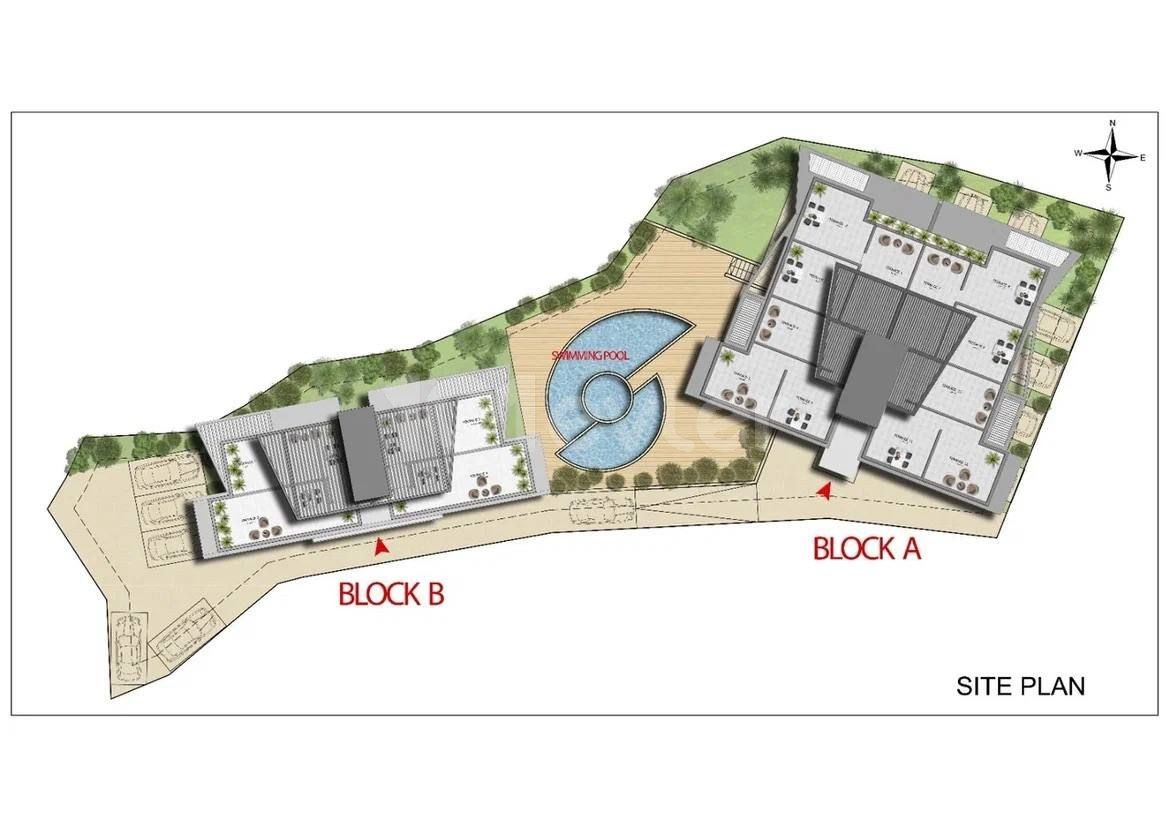 KYRENIA - ALSANCAK WOHNUNG ZU VERKAUFEN 2+1.