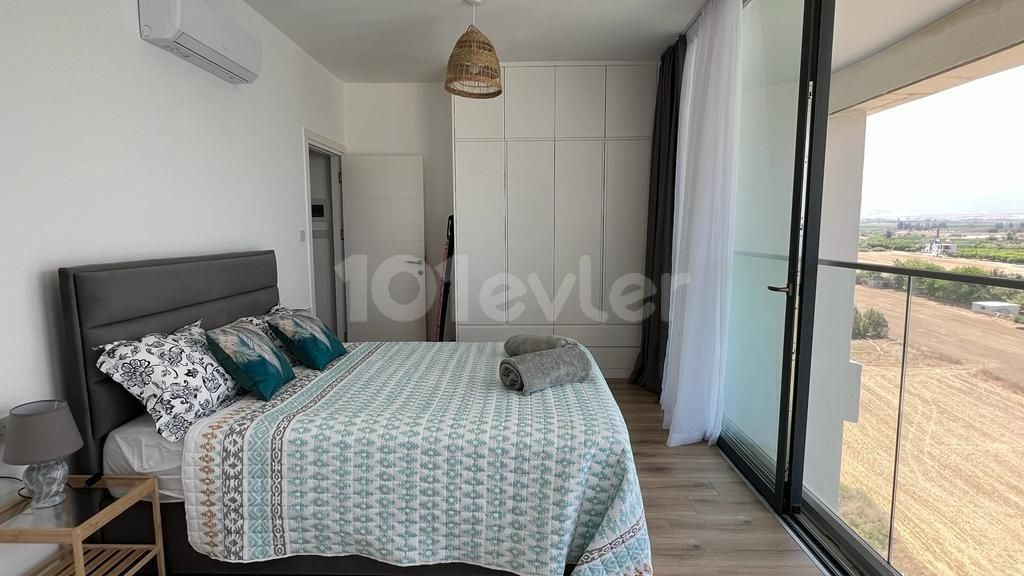 There is a 2+1 apartment for rent in Lefke-Gaziveren, as well as a penthouse apartment with a private exit.