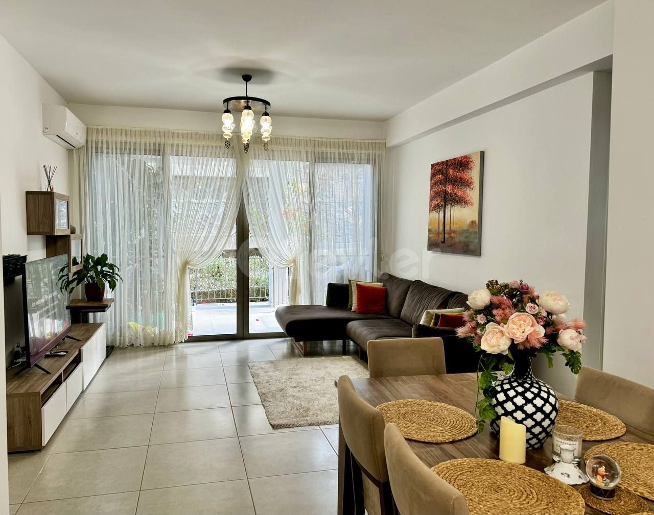 گیرنه - ALSANCAK MILOS PARK HOMES FLAT برای فروش 2+1.