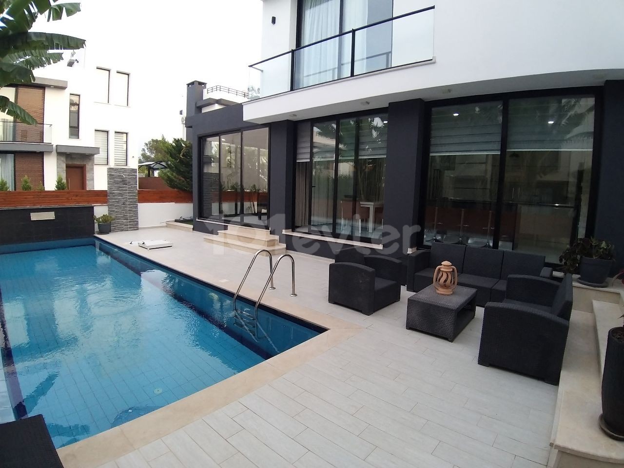 3+1 Luxury Villa for Sale in a Magnificent Location with Mountain and Sea Views in Alsancak Region