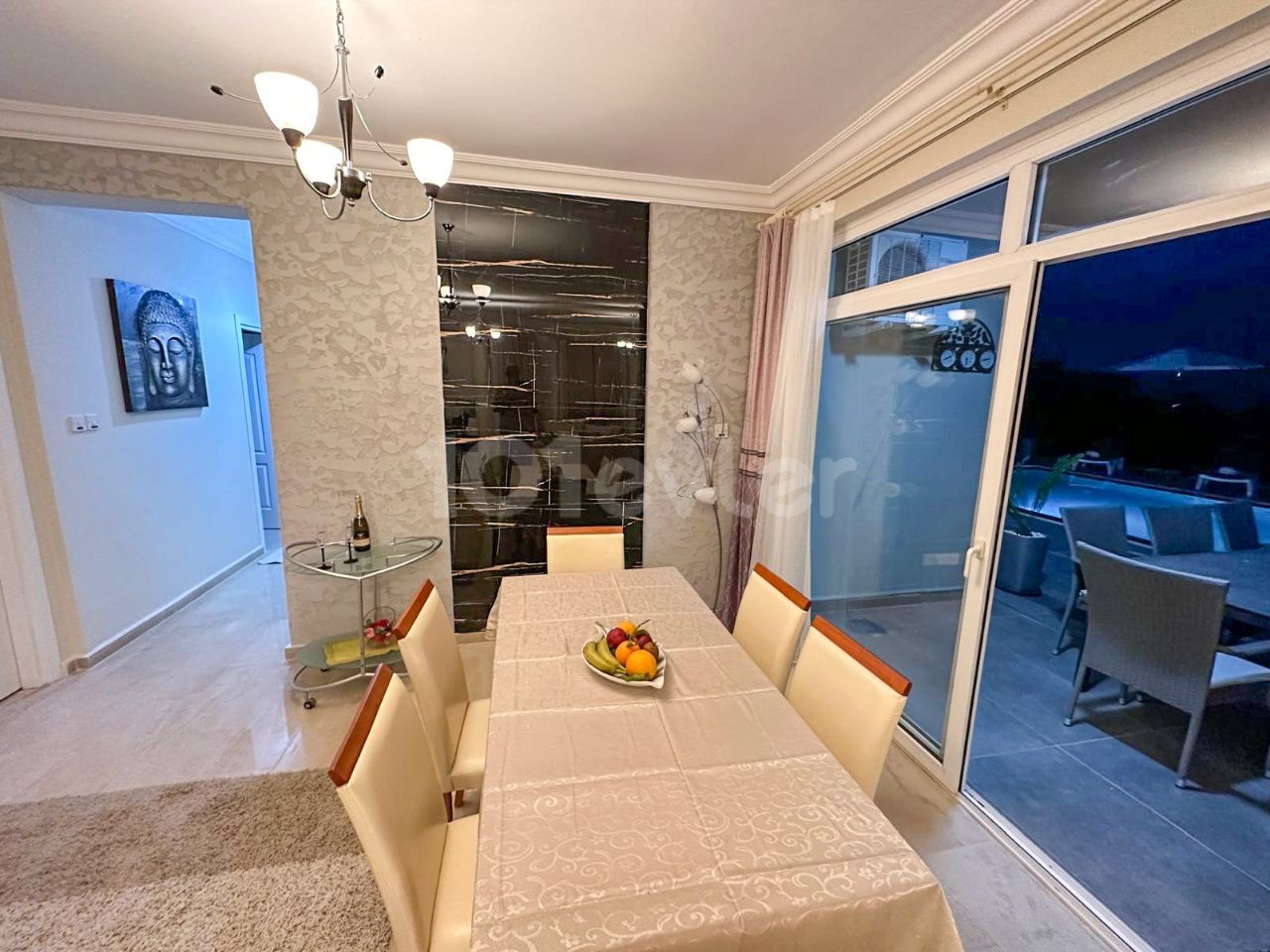 Fully Furnished Daily Rental Villa with Mountain and Sea Views in Alsancak