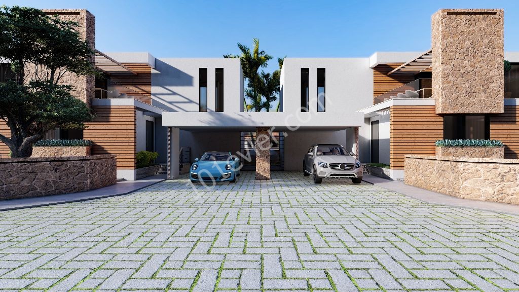 Turkish Title Modern New Villa in Ozankoy Kyrenia