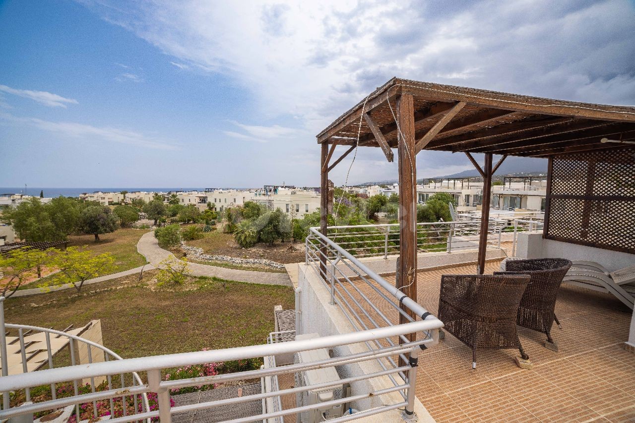 Perfekt präsentiertes Penthouse mit 2 Schlafzimmern und privater Dachterrasse in Esentepe